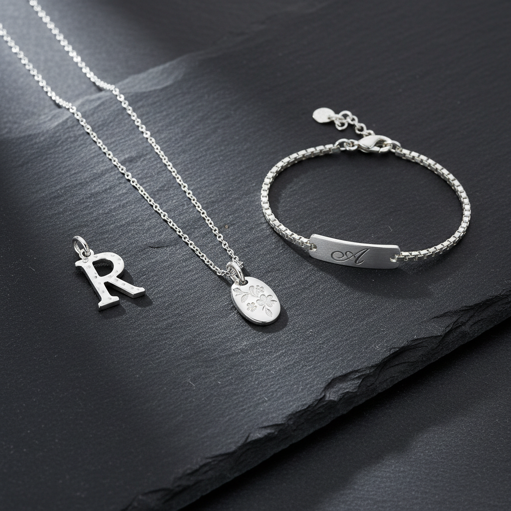 Personalisierter Silber-Schmuck