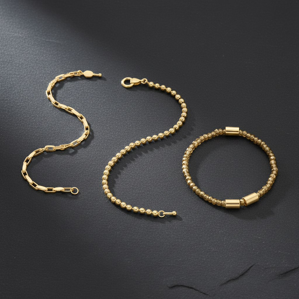 Vergoldete Armbänder – Collection Bild