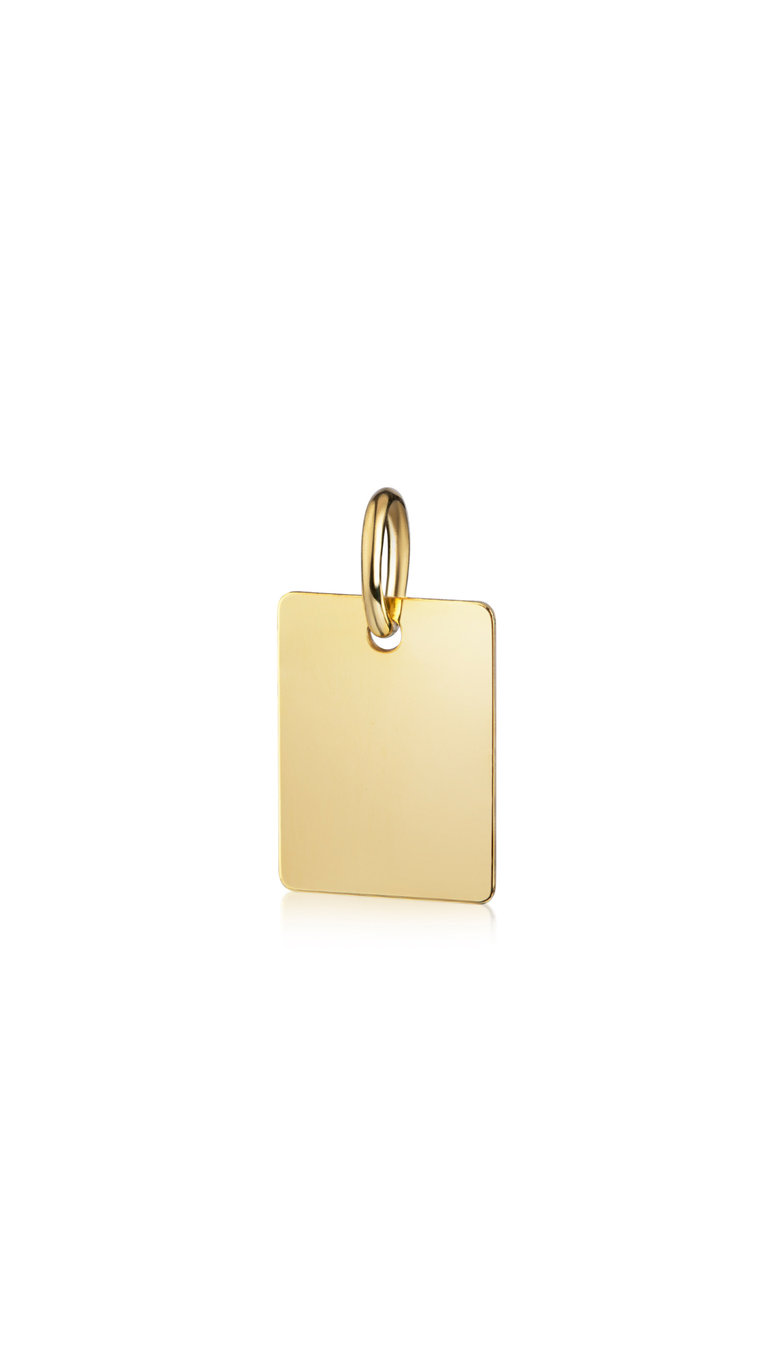 Gravurplatte Rechteck 8 Karat