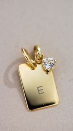Gravurplatte Rechteck 8 Karat