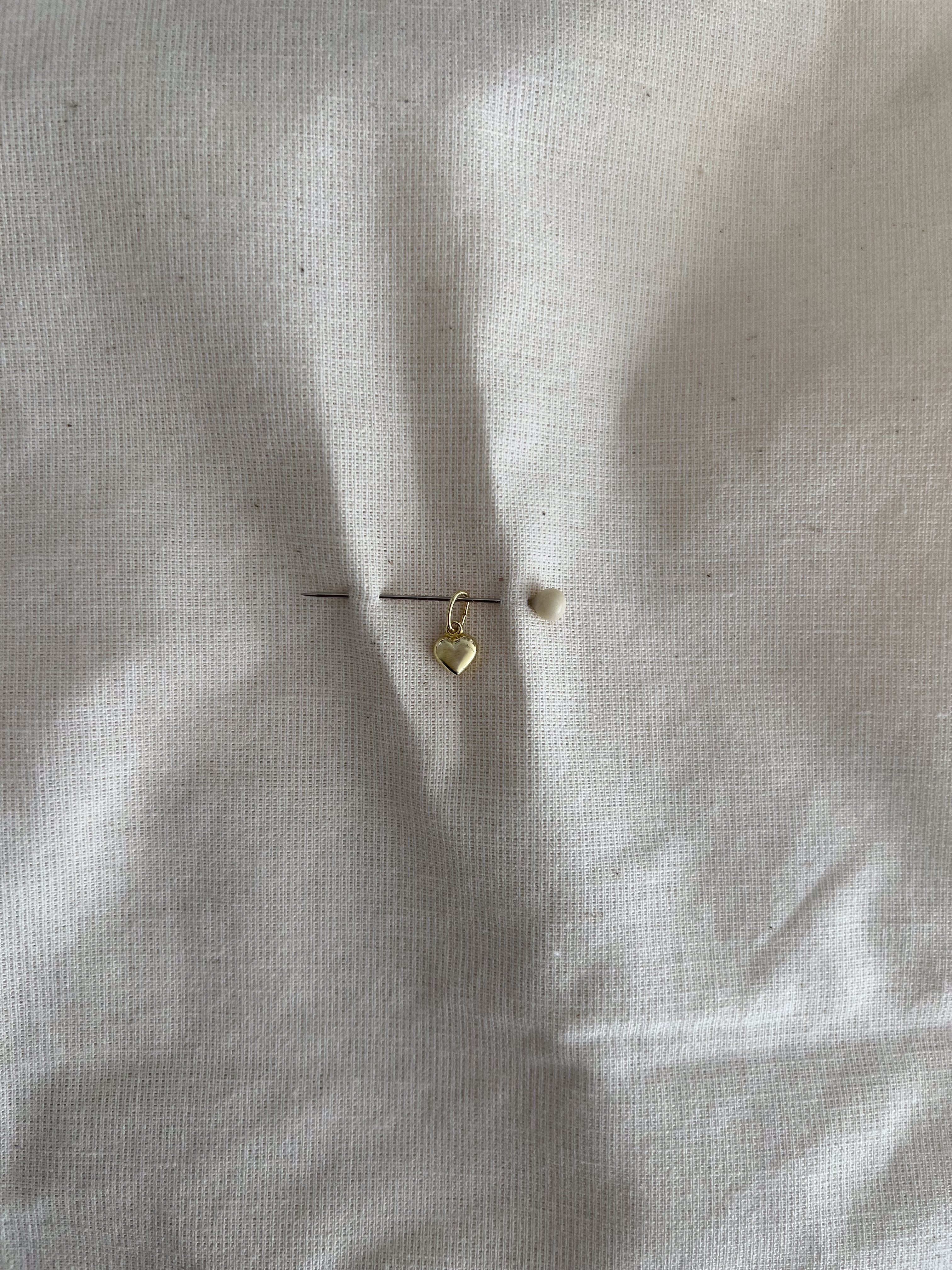 Charm Herz 8 Karat
