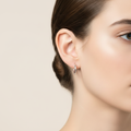 ANNI 16mm Silber – am Ohr