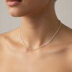 Kugelkette Fein Silber – Hero am Hals